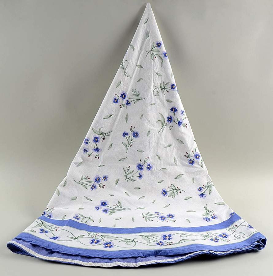 Umbrian Flowers 70" Round Tablecloth by Dansk-1