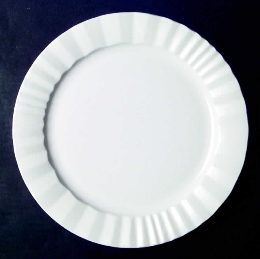 Vesi Pearl White Dinner Plate by Dansk-1