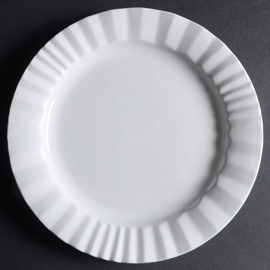 Vesi Pearl White Salad Plate by Dansk-1