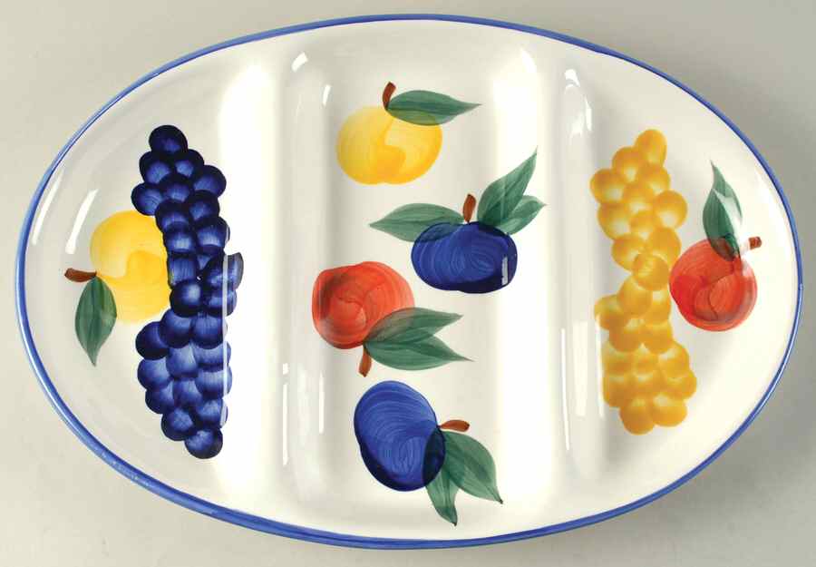 Tuscany Collection Oval Divided Server by Dansk-1