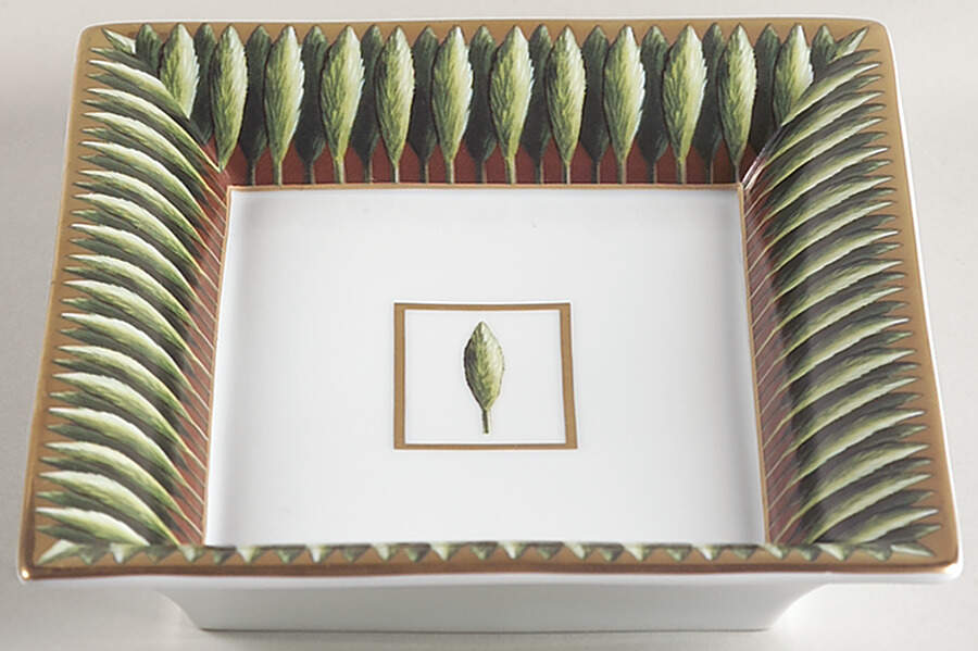 Toscane Et Jardins de Florence 7" Rectangular Tray by Philippe Deshoulieres-1
