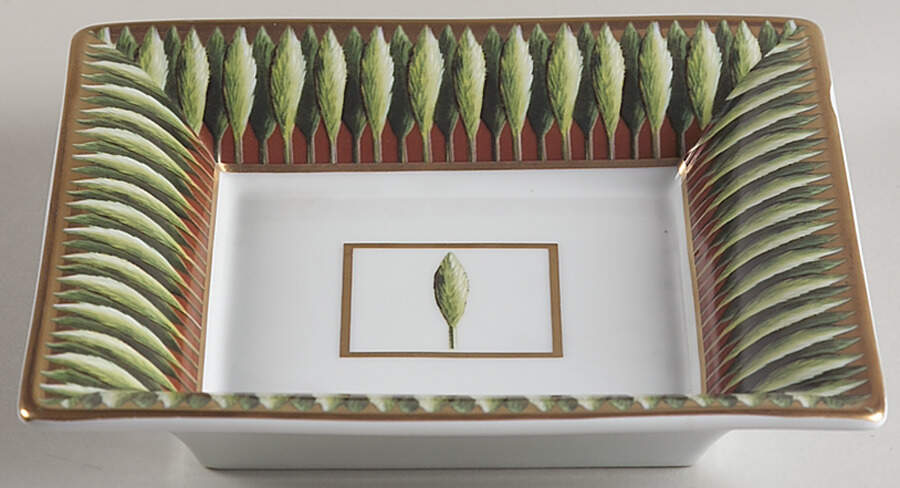 Toscane Et Jardins de Florence 6" Square Tray by Philippe Deshoulieres-1