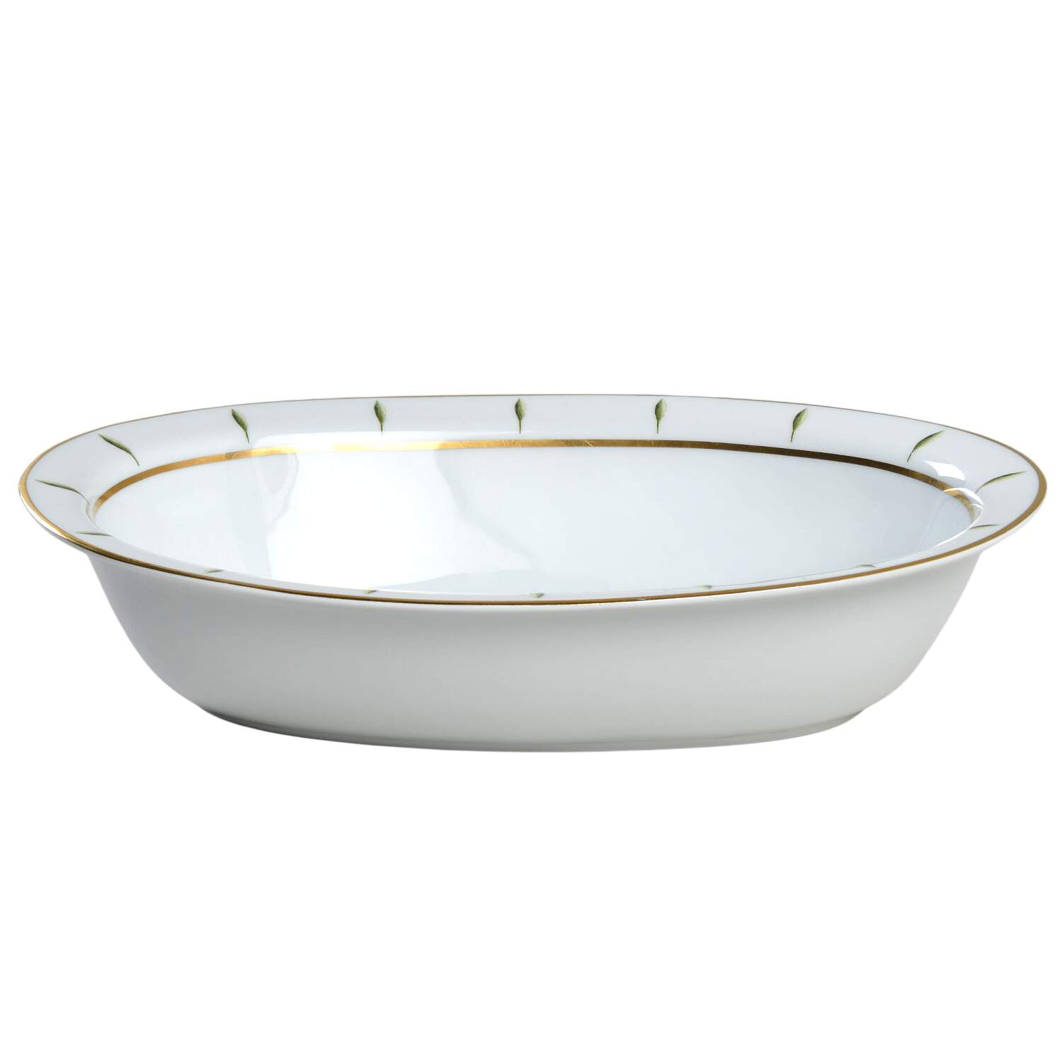 Toscane Et Jardins de Florence 10" Oval Vegetable Bowl by Philippe Deshoulieres-1