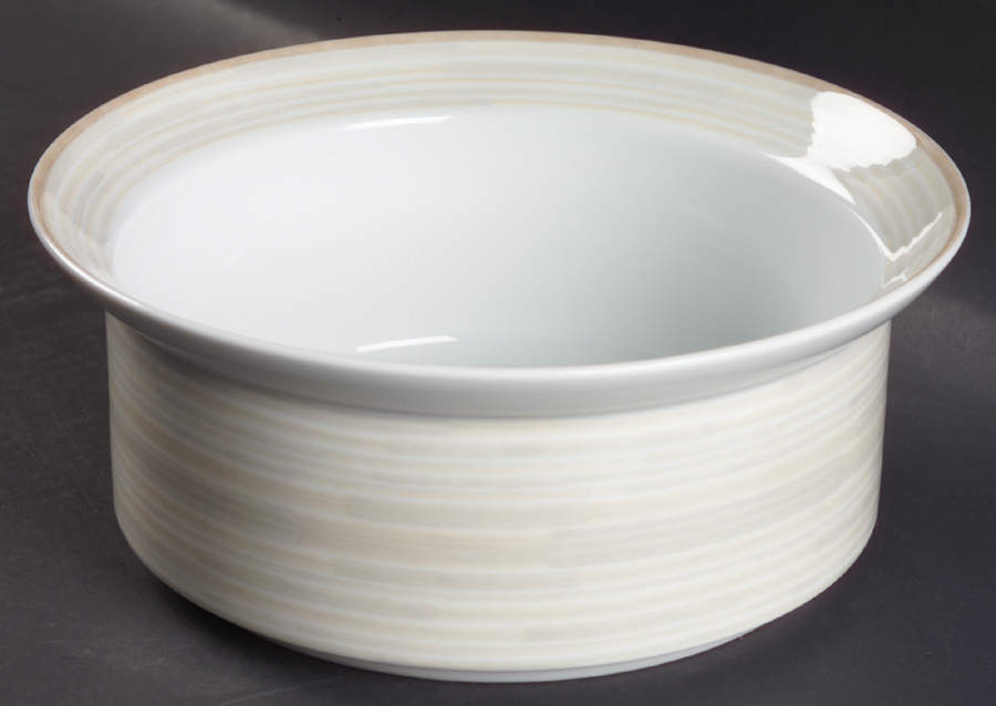 Centra Taupe 7" Round Vegetable Bowl by Dansk-1