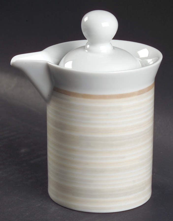 Centra Taupe Creamer & Lid by Dansk-1