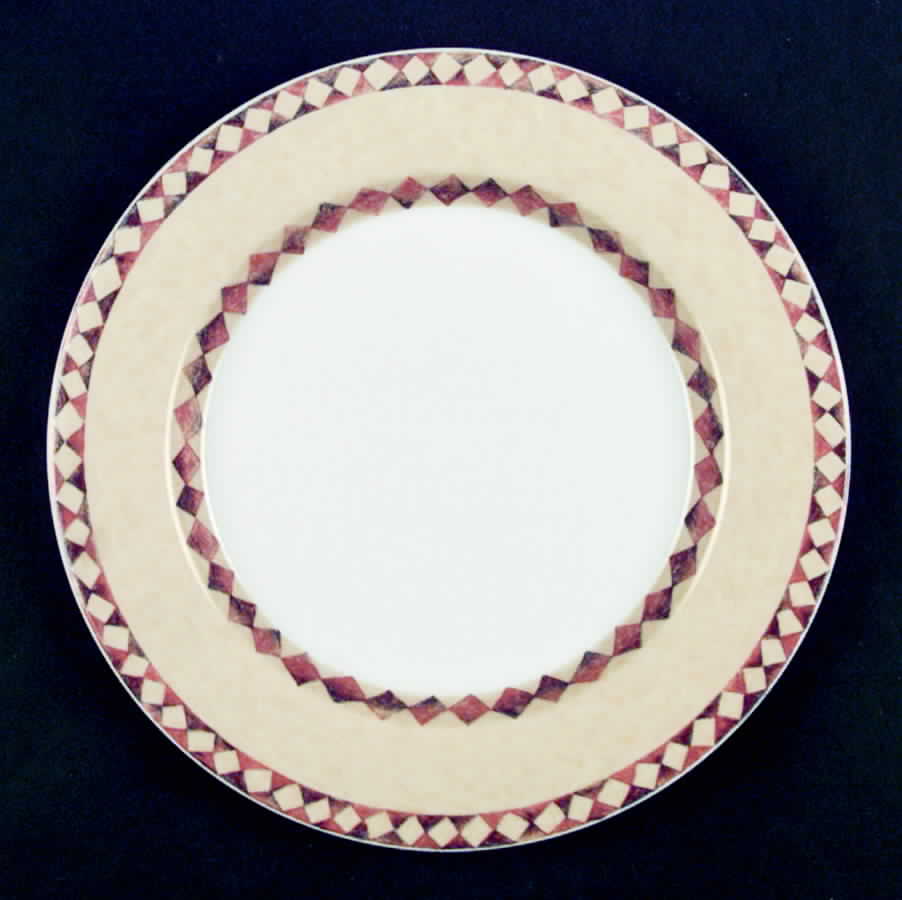 Parallel Diamond Salad Plate by Dansk-1