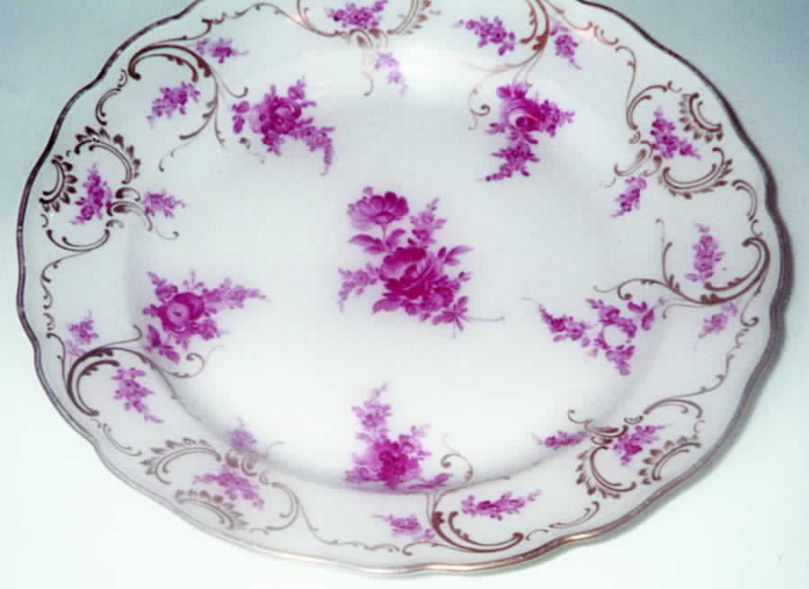 DRE22 Luncheon Plate by Dresden (German)-1