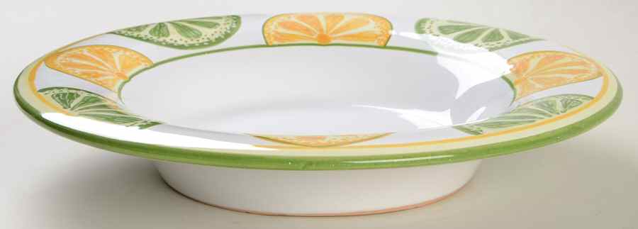 DER24 Large Rim Soup Bowl by Deruta (Italy)-1