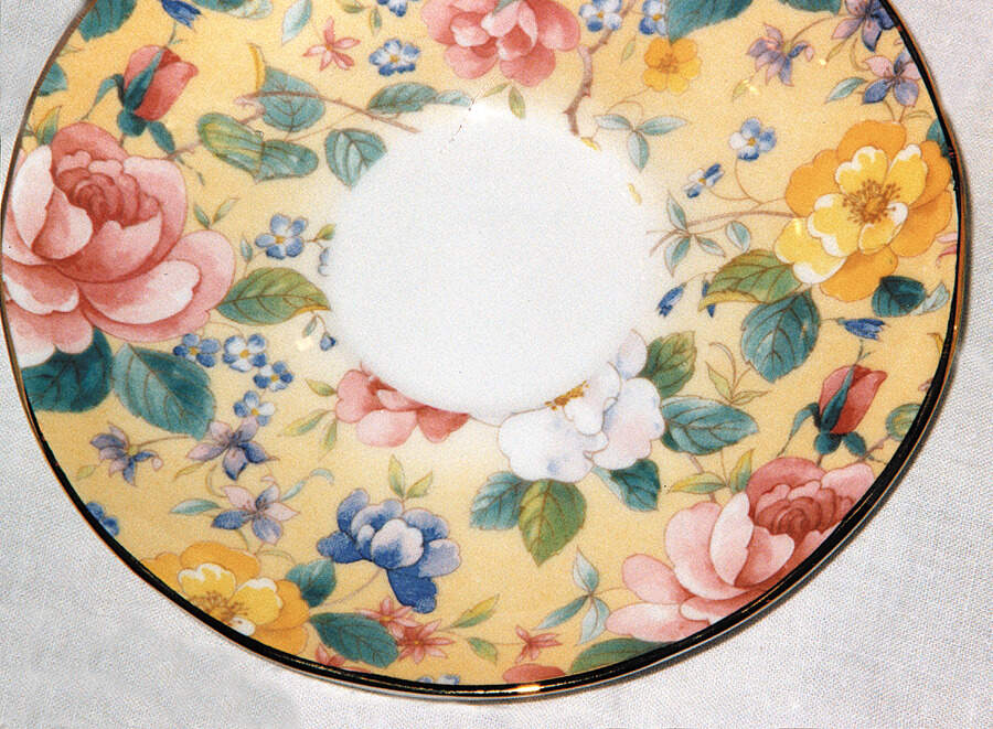 Chelsea Garden Antique Yellow Saucer by Duchess-1