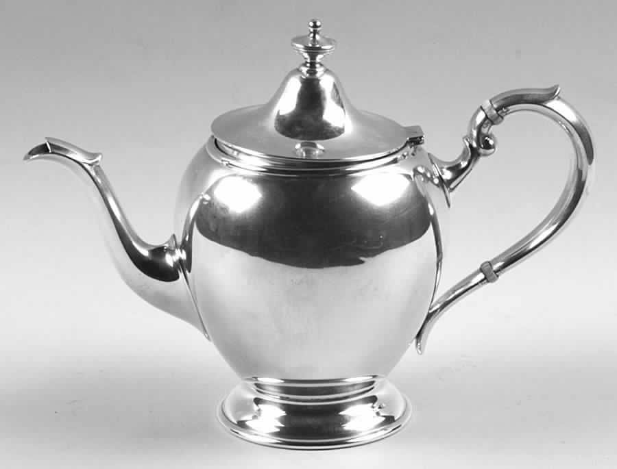 Puritan (Sterling, Hollowware) Teapot by Durgin-1