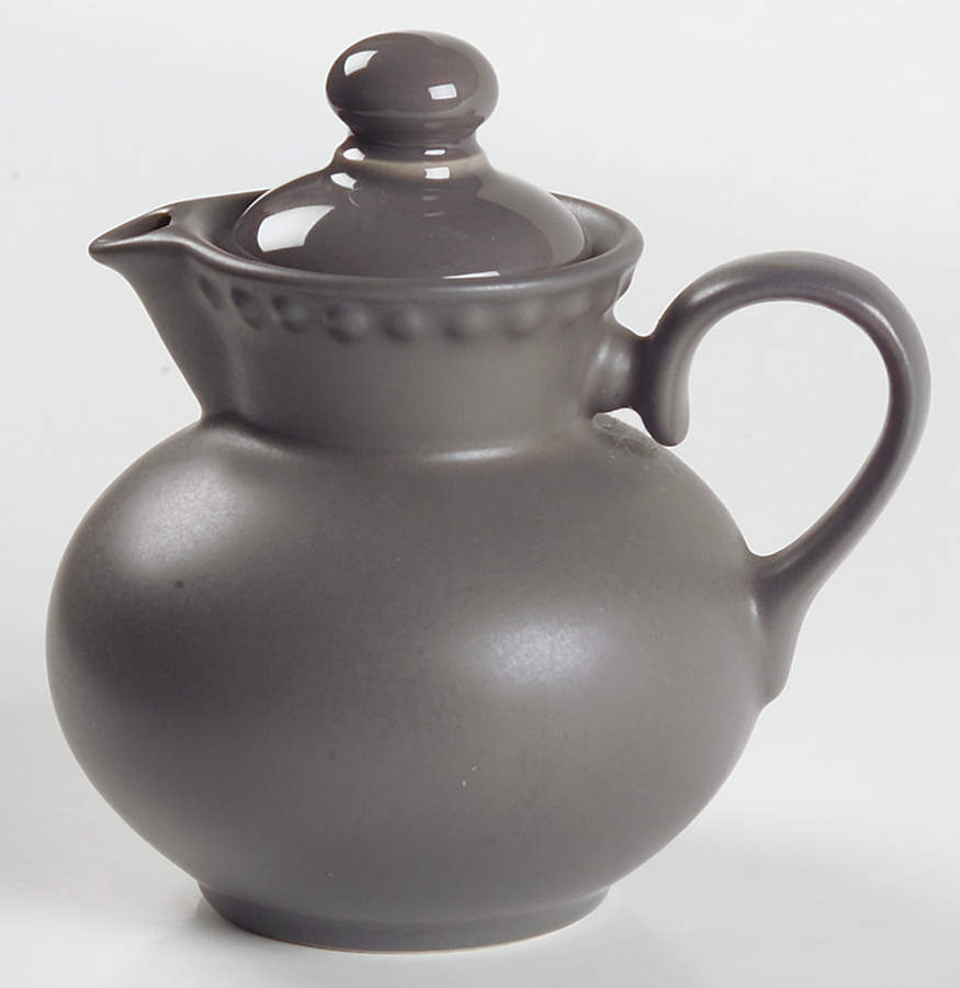 Rondure Charbongrey Creamer & Lid by Dansk-1