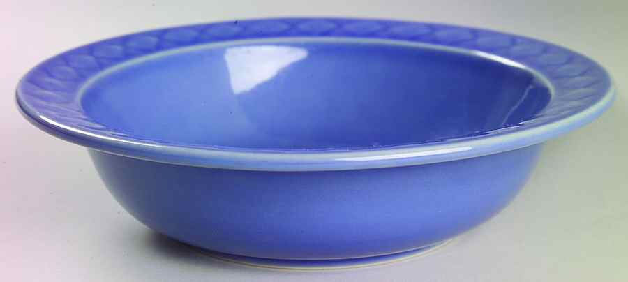 Terrazzo French Blue Rim Soup Bowl by Dansk-1