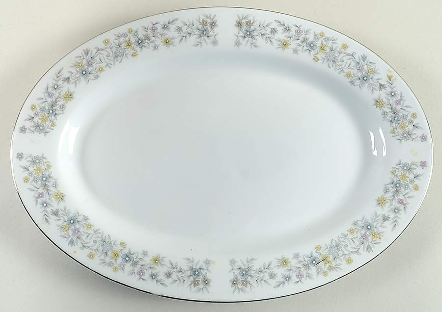 Elegance 12" Oval Serving Platter by Dynasty China-1