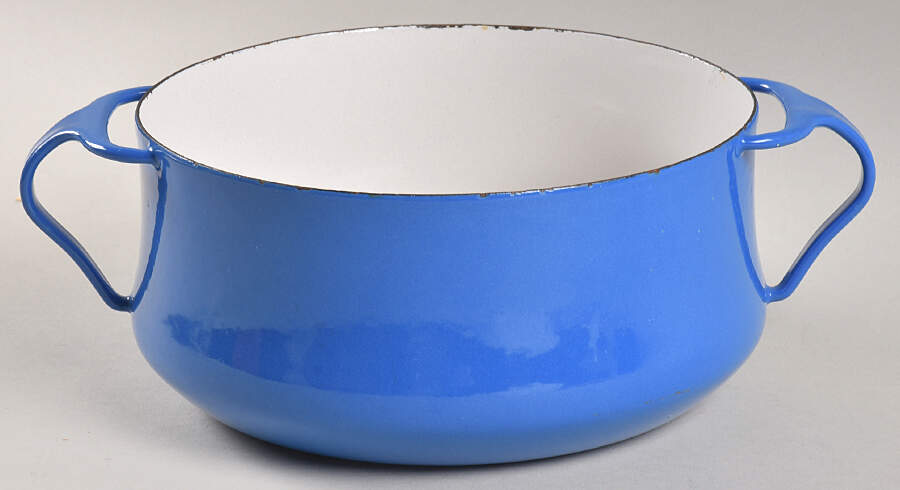 Kobenstyle Blue 2 Quart Metal Covered Casserole, No Lid by Dansk-1