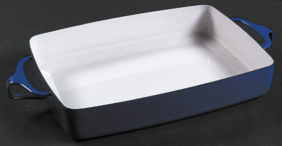 Kobenstyle Blue 10" Metal Rectangular Baker by Dansk-1