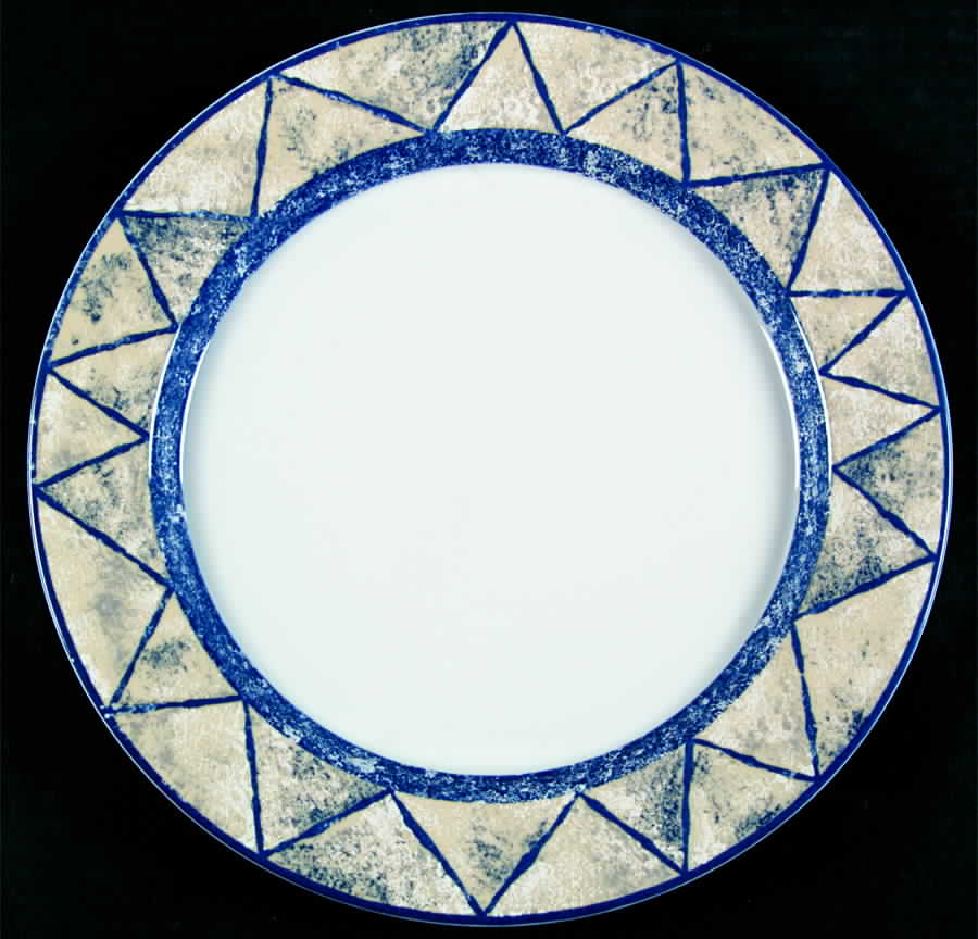 Travatine Blue Dinner Plate by Dansk-1
