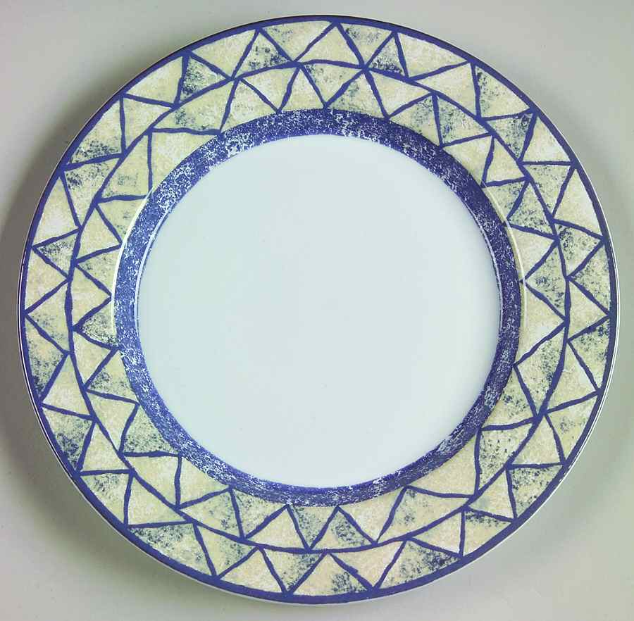 Travatine Blue Salad Plate by Dansk-1