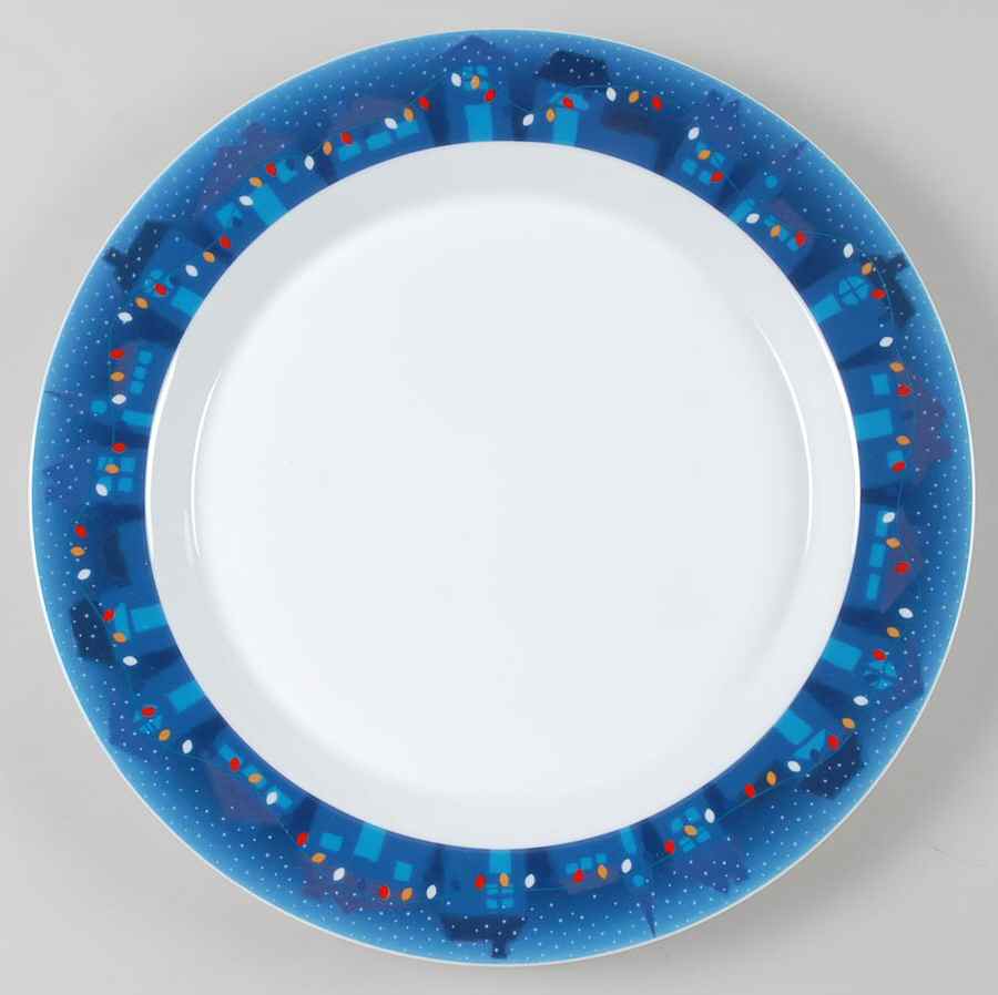 Village Lights 13" Chop Plate (Round Platter) by Dansk-1