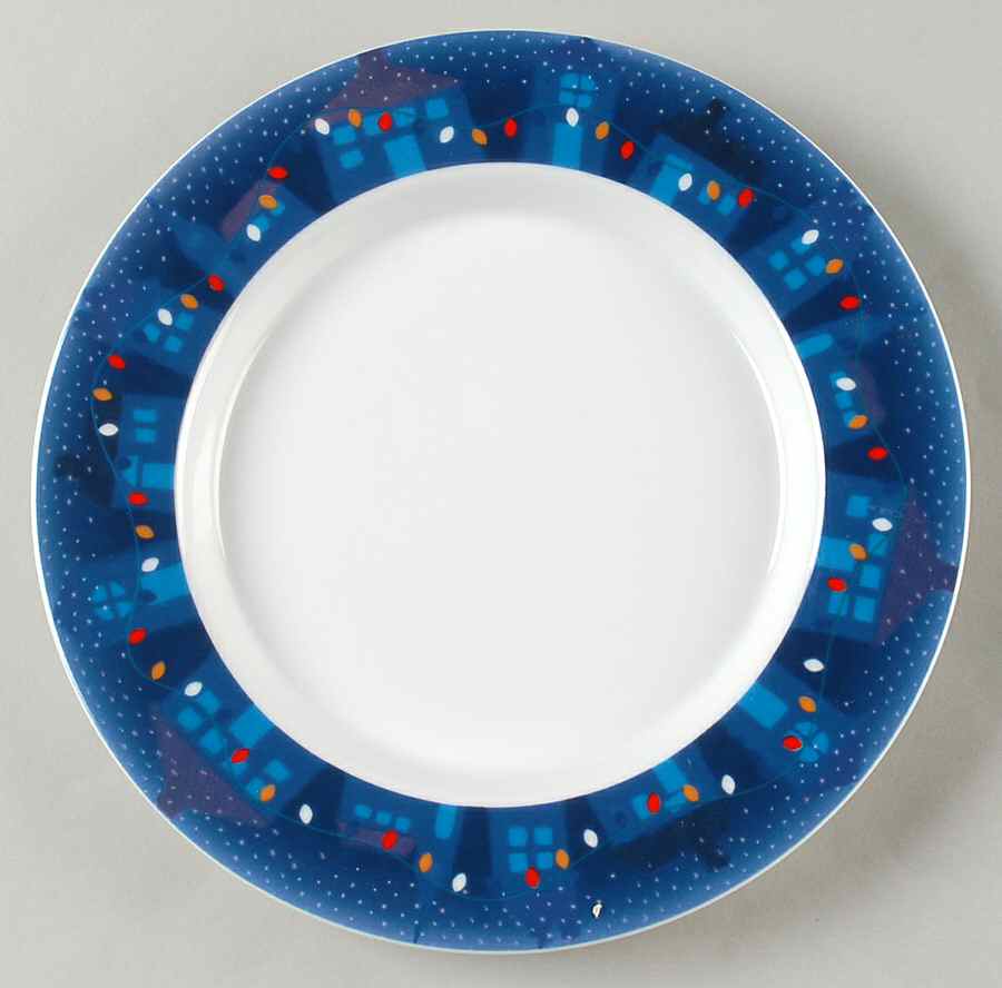 Village Lights Salad Plate by Dansk-1