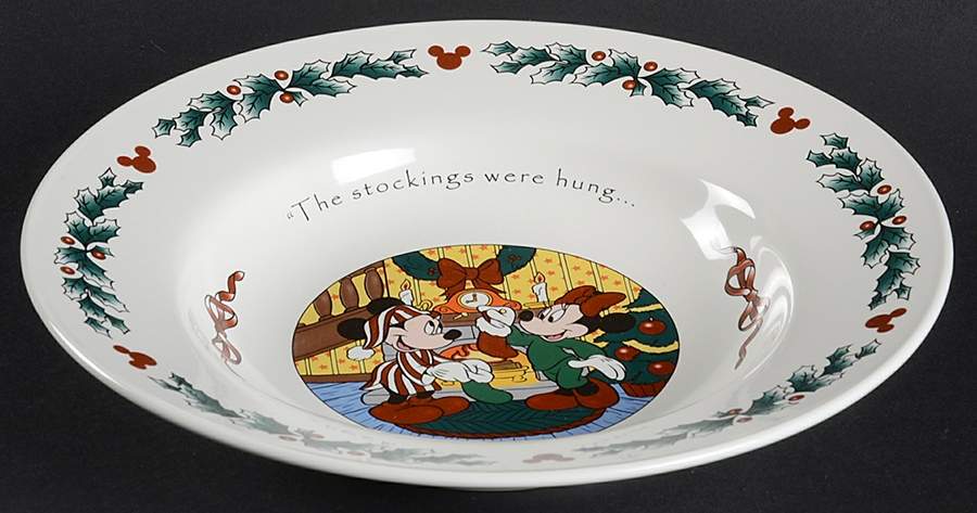 Twas The Night Before Christmas Large Rim Soup Bowl by Disney-1