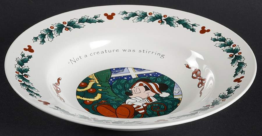 Twas The Night Before Christmas Large Rim Soup Bowl by Disney-1