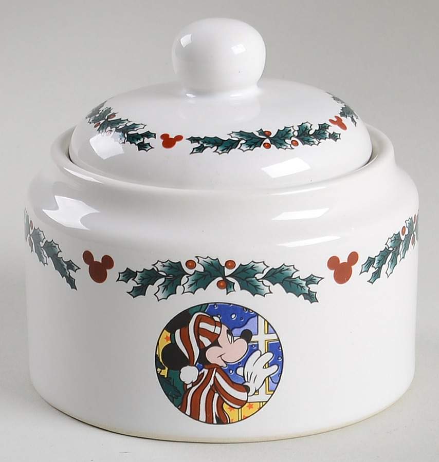 Twas The Night Before Christmas Sugar Bowl & Lid by Disney-1