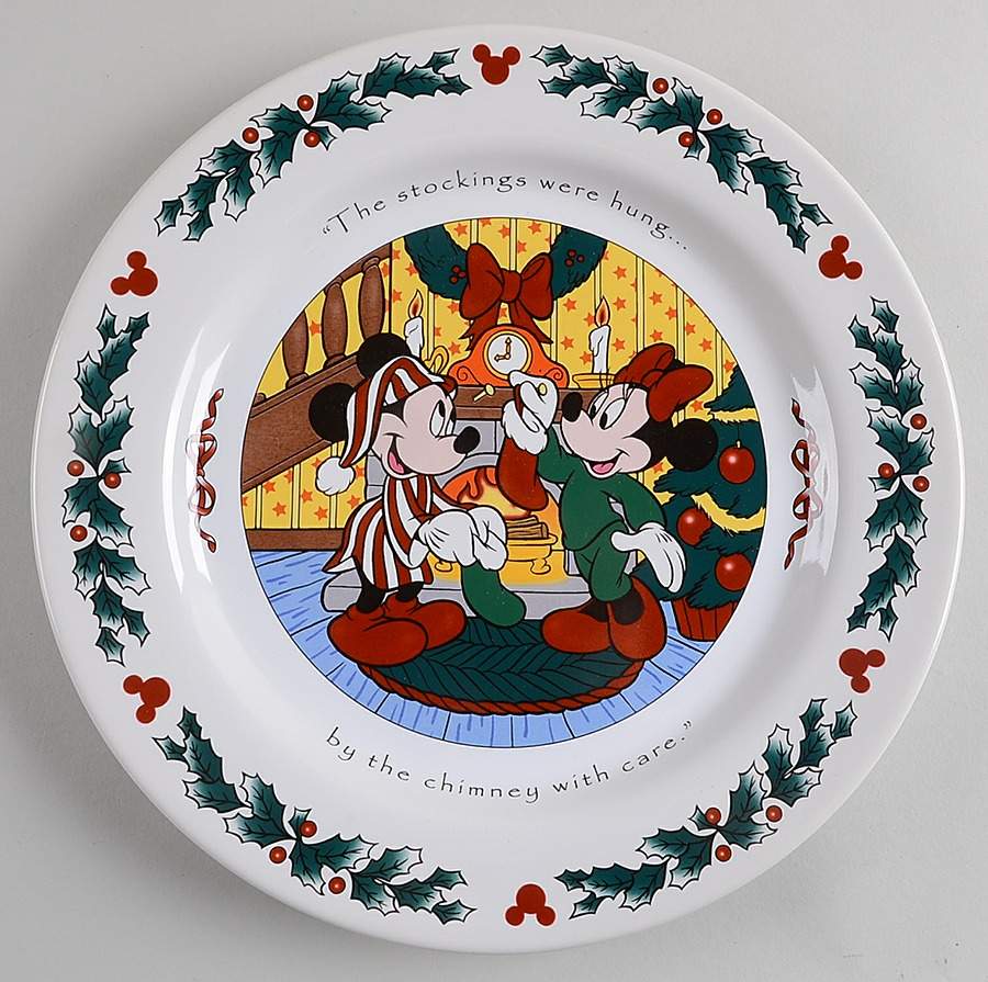 Twas The Night Before Christmas Dinner Plate by Disney-1