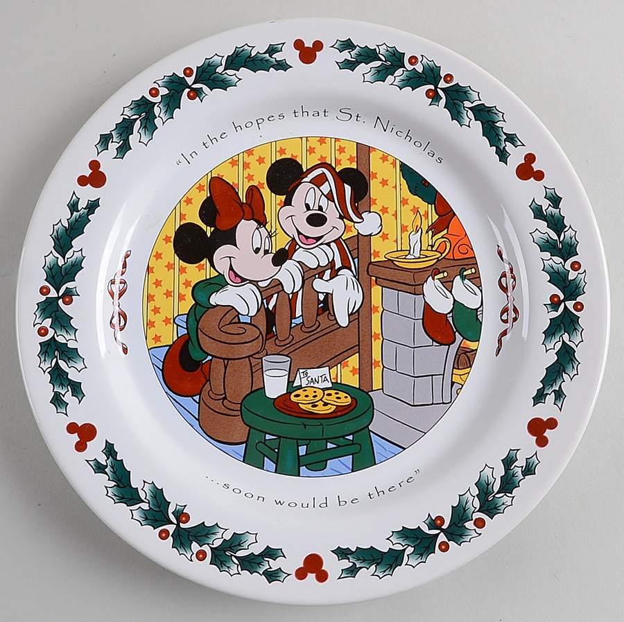 Twas The Night Before Christmas Dinner Plate by Disney-1