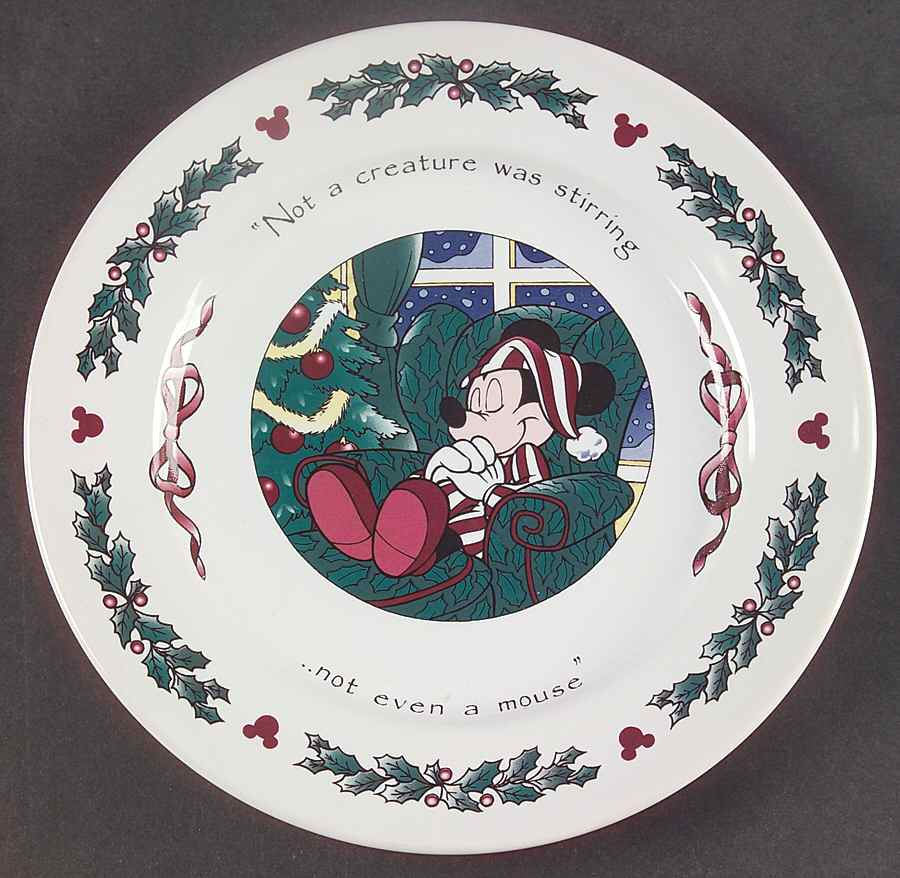 Twas The Night Before Christmas Salad Plate by Disney-1