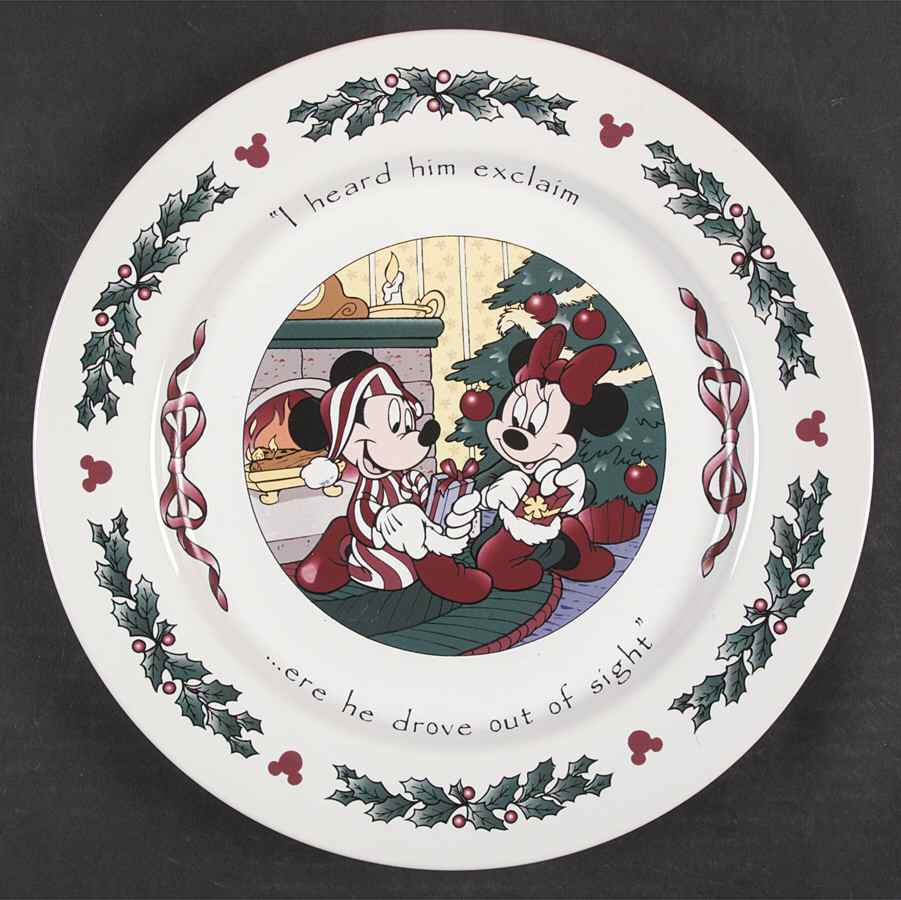 Twas The Night Before Christmas Dinner Plate by Disney-1
