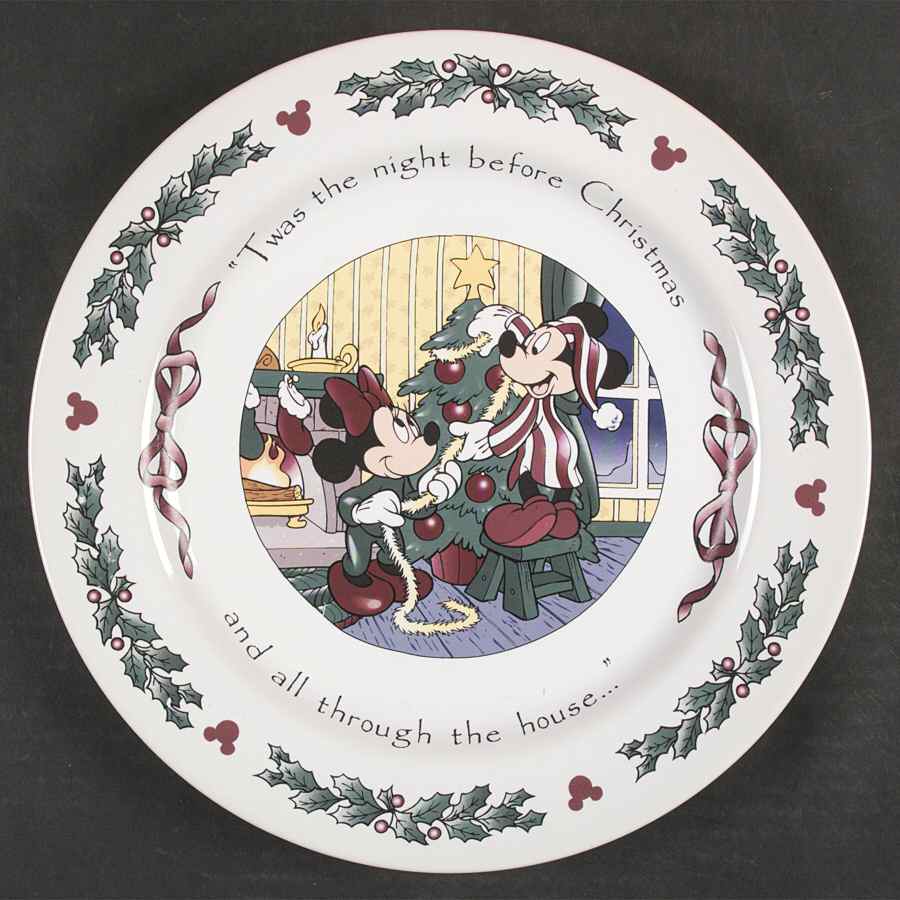 Twas The Night Before Christmas Dinner Plate by Disney-1