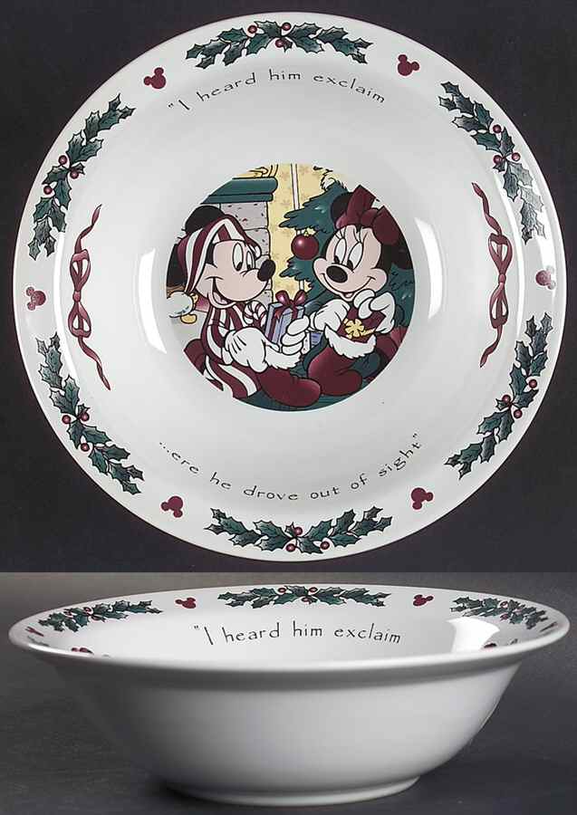 Twas The Night Before Christmas Rim Cereal Bowl by Disney-1