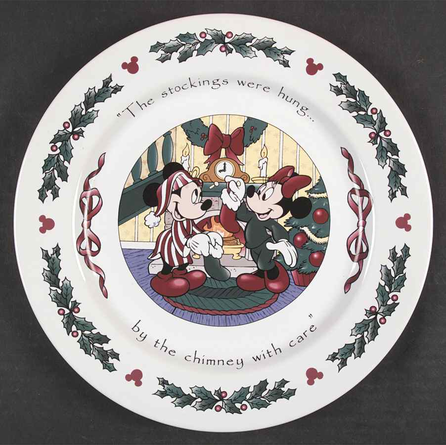 Twas The Night Before Christmas Dinner Plate by Disney-1