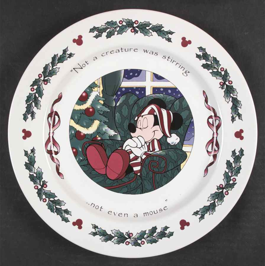 Twas The Night Before Christmas Dinner Plate by Disney-1