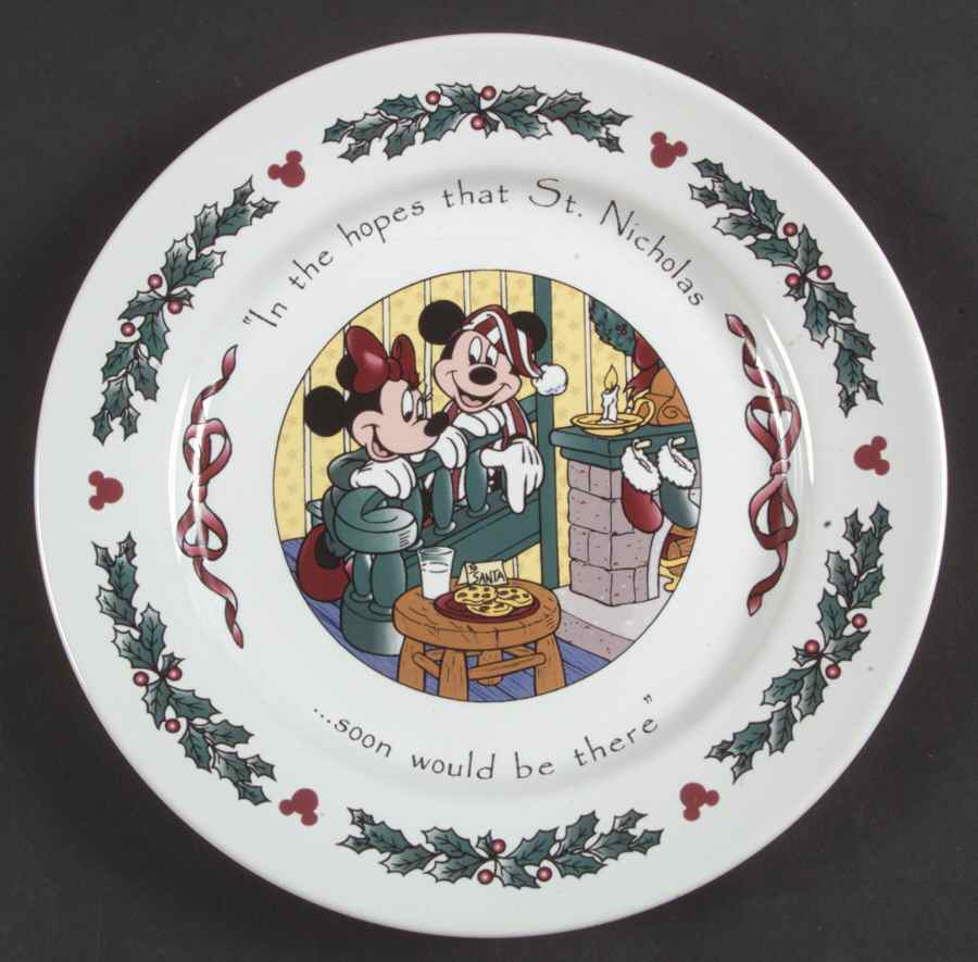 Twas The Night Before Christmas Salad Plate by Disney-1
