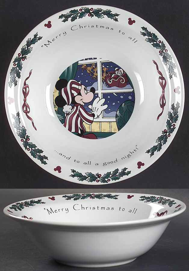Twas The Night Before Christmas Rim Cereal Bowl by Disney-1
