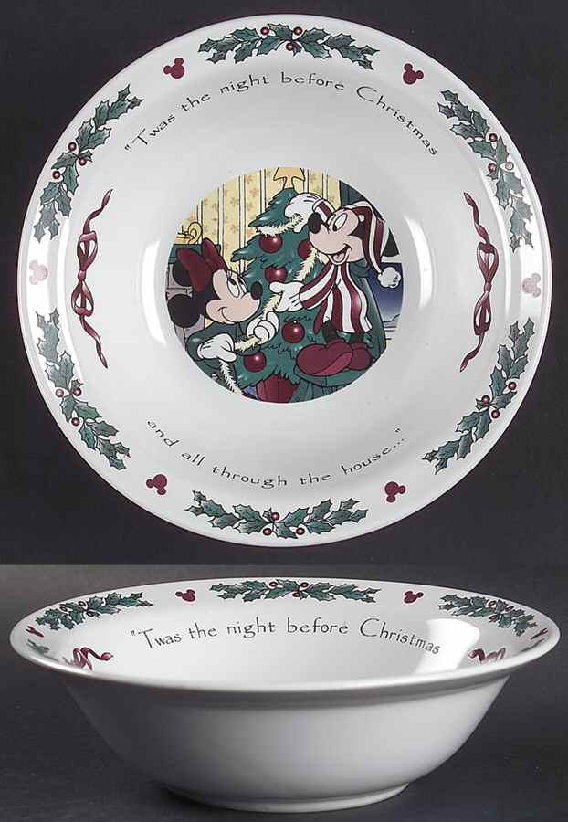 Twas The Night Before Christmas Rim Cereal Bowl by Disney-1