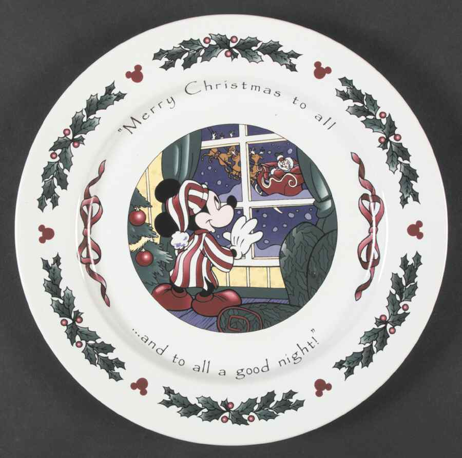 Twas The Night Before Christmas Dinner Plate by Disney-1