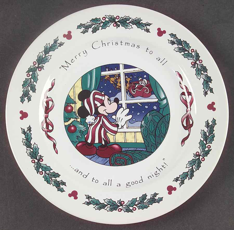 Twas The Night Before Christmas Salad Plate by Disney-1