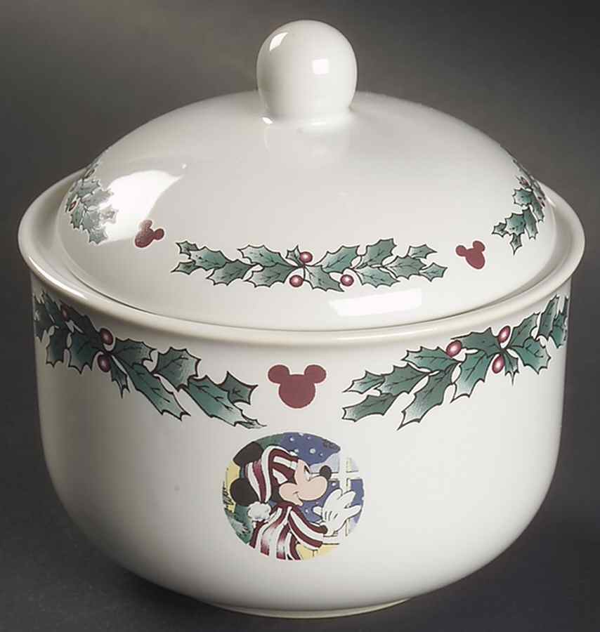 Twas The Night Before Christmas Sugar Bowl & Lid by Disney-1