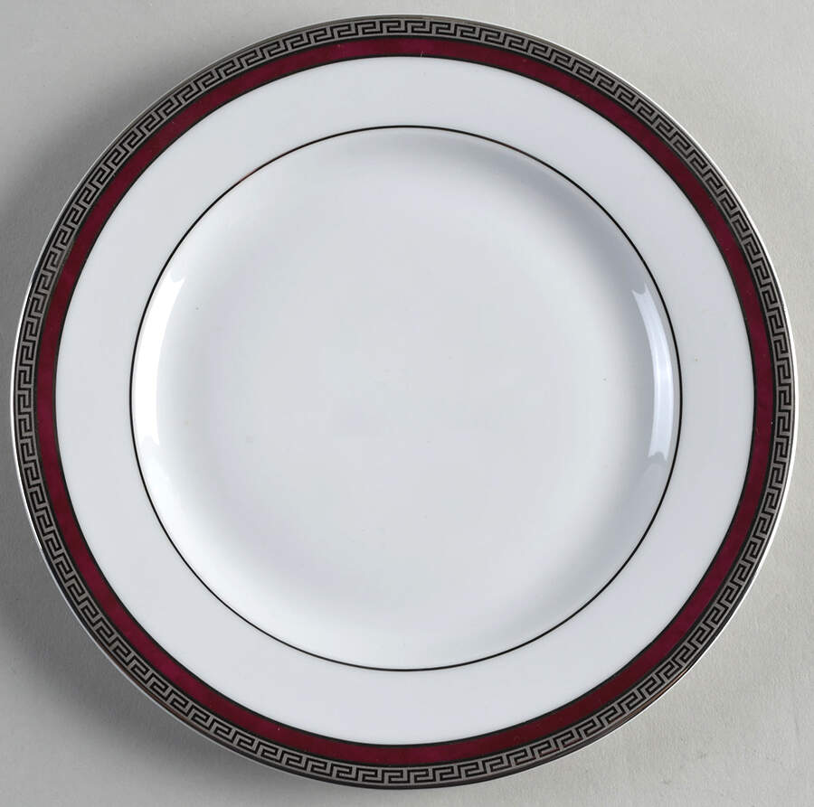 Athos Red Salad Plate by Philippe Deshoulieres-1