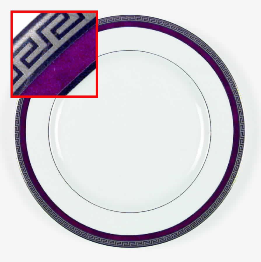 Athos Red Dinner Plate by Philippe Deshoulieres-1