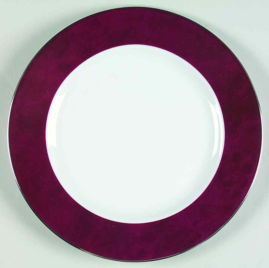 Athos Red Accent Salad Plate by Philippe Deshoulieres-1