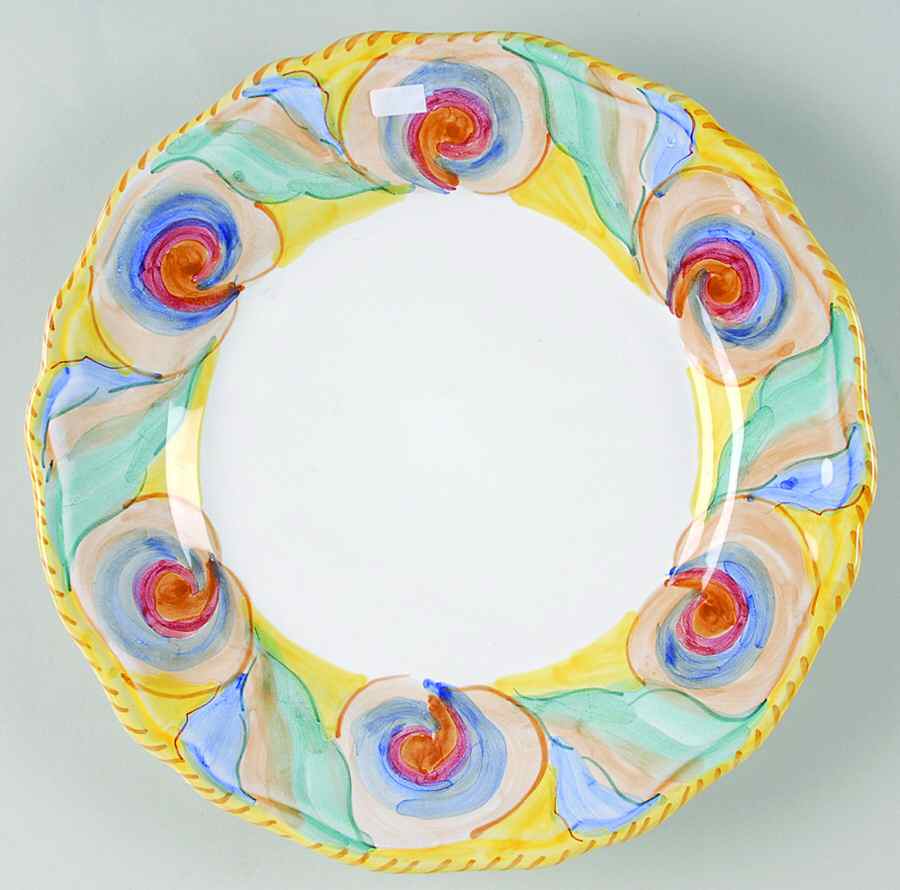 Conchiglia Dinner Plate by Deruta (Italy)-1