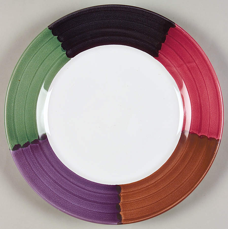 Panorama Salad Plate by Deruta (Italy)-1