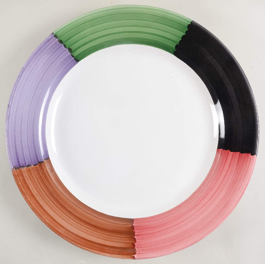 Panorama 14" Chop Plate (Round Platter) by Deruta (Italy)-1