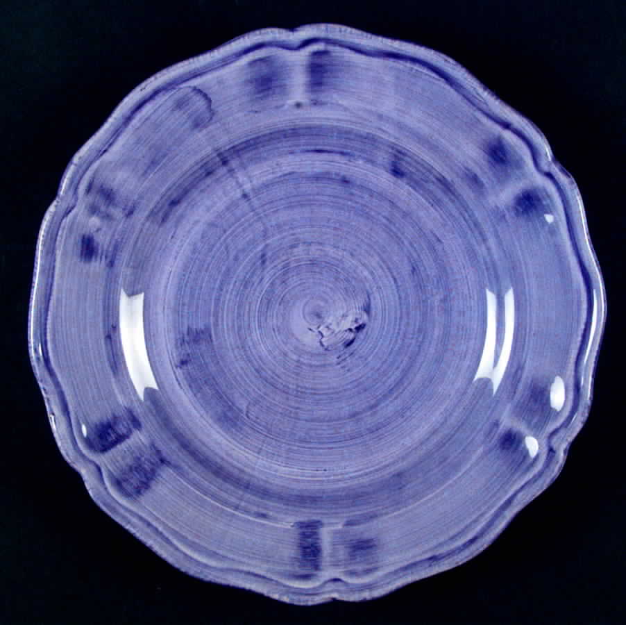 Kaleidoscope Purple (Lavender) Dinner Plate by Deruta (Italy)-1