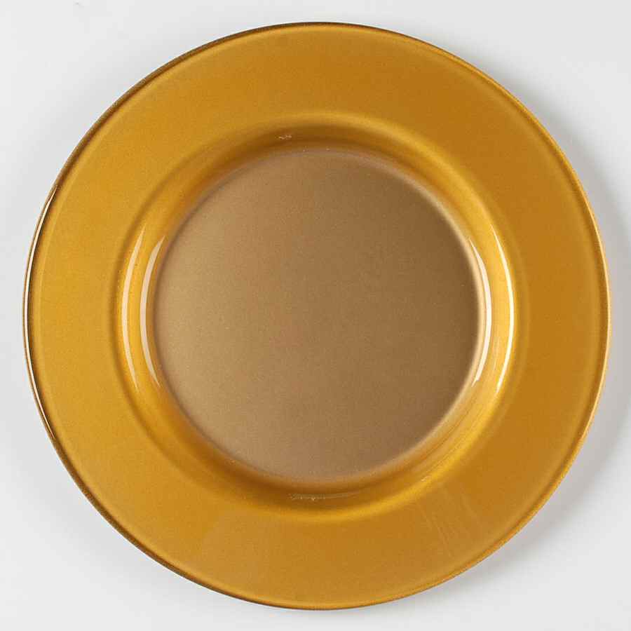 Coloratura Green Dinner Plate by Deruta (Italy)-1