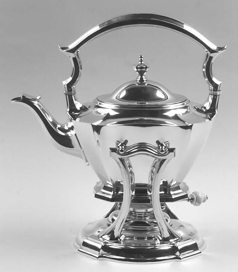 Essex (Sterling, 1911, Hollowware) Kettle, Stand & Burner by Durgin-1