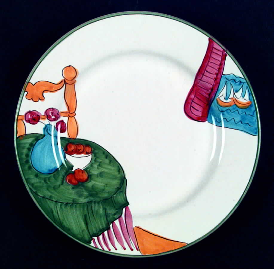 Holly Dinner Plate by Deruta (Italy)-1